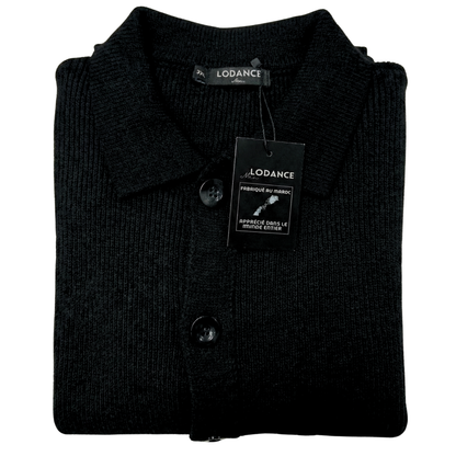 Lodance – Cardigan Homme à Col Classique