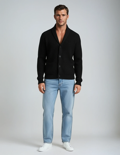 Cardigan Lodance en maille épaisse à col châle