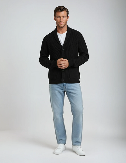 Cardigan Lodance en maille épaisse à col châle