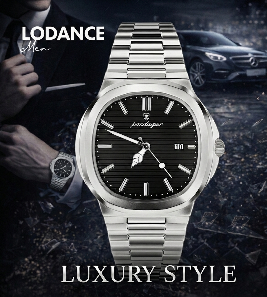 Montre Homme en Acier Inoxydable – Élégance Moderne