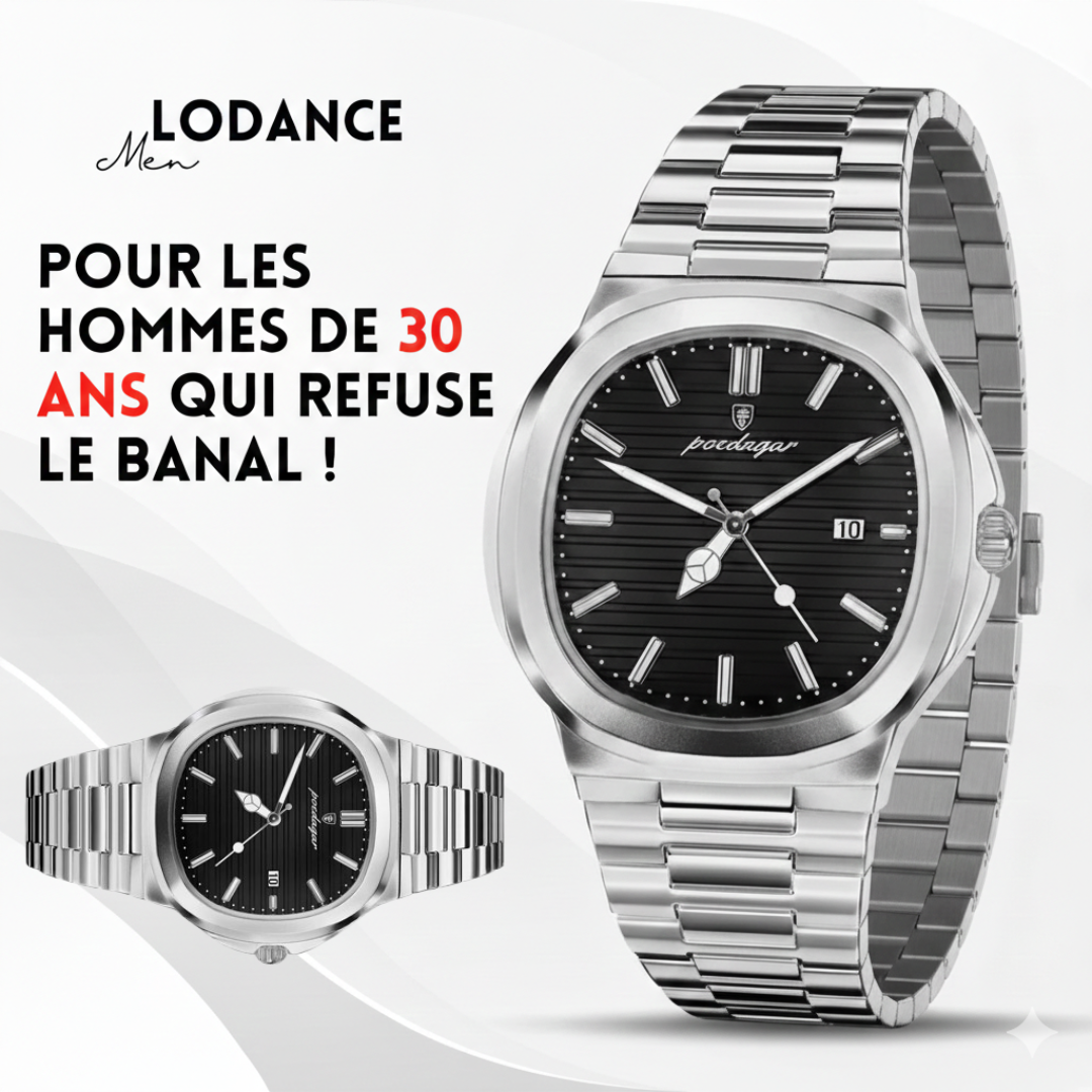 Montre Homme en Acier Inoxydable – Élégance Moderne