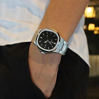 Montre Homme en Acier Inoxydable – Élégance Moderne